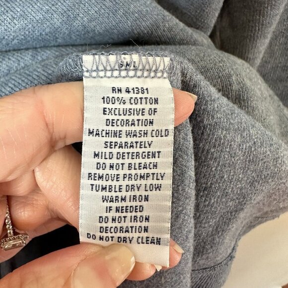 Polo by Ralph Lauren Mens Blue Cotton Mock Neck 1/4 Zip Pullover Sweater Size L - Picture 6 of 9